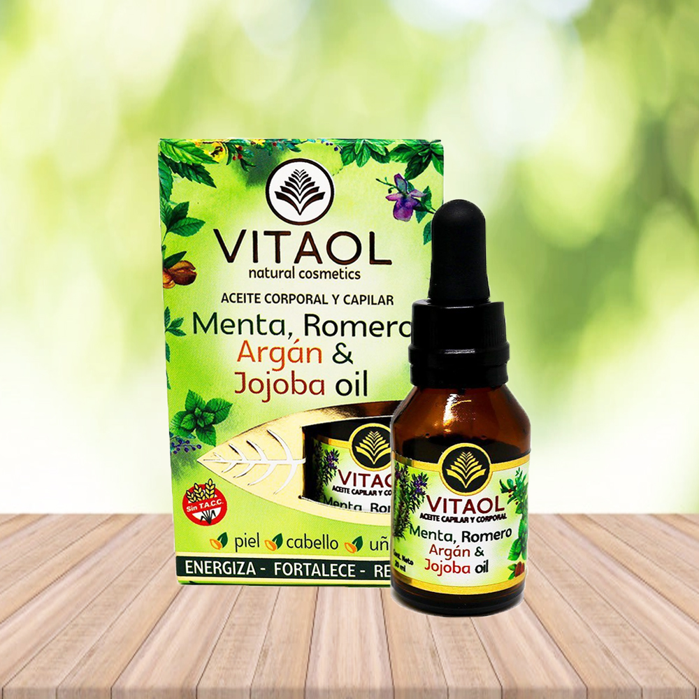 Vitaol Menta, Romero, Argán & Jojoba - 20ml